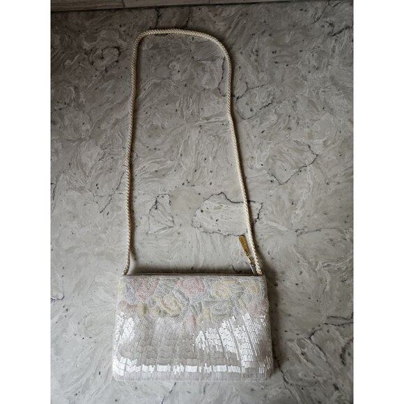 Goldco Glass Bead & Sequin Evening Bag/Purse - Picture 3 of 9